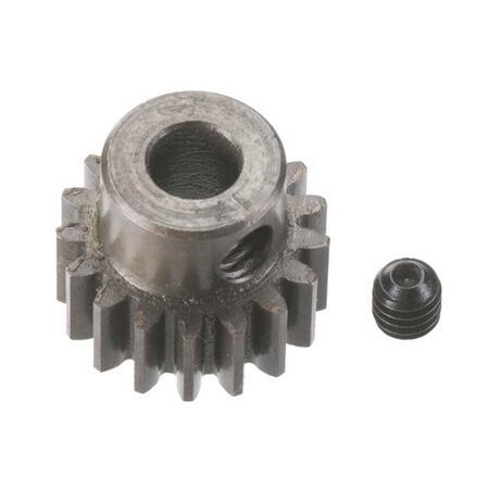 RRP8717 Robinson Racing Products Extra Hard Steel .8 Mod Pinion Gear w/5mm Bore (17T)