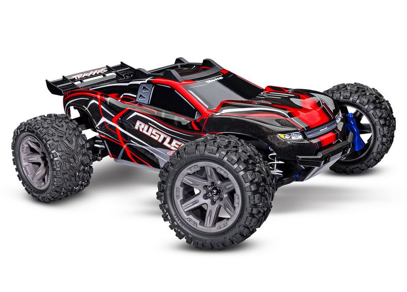 TRA67164-4 Traxxas Rustler 4X4 BL-2S: 1/10 Scale 4WD Stadium Truck