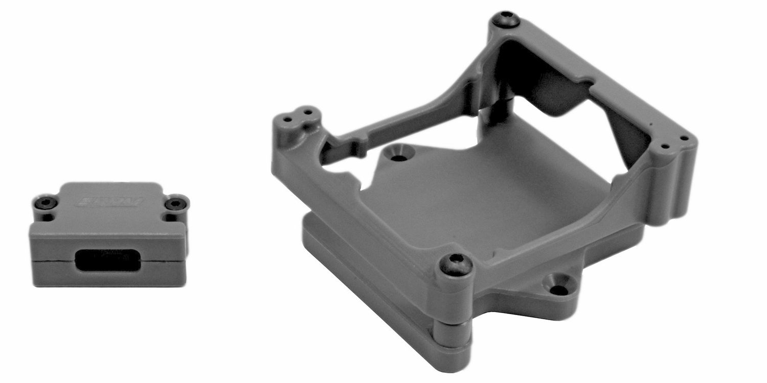 RPM81322 RPM Black ESC Cage for the Castle Sidewinder 4 ESC