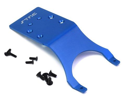 SPTST3623RB ST Racing Concepts Stampede/Slash Aluminum Rear Skid Plate (Blue)