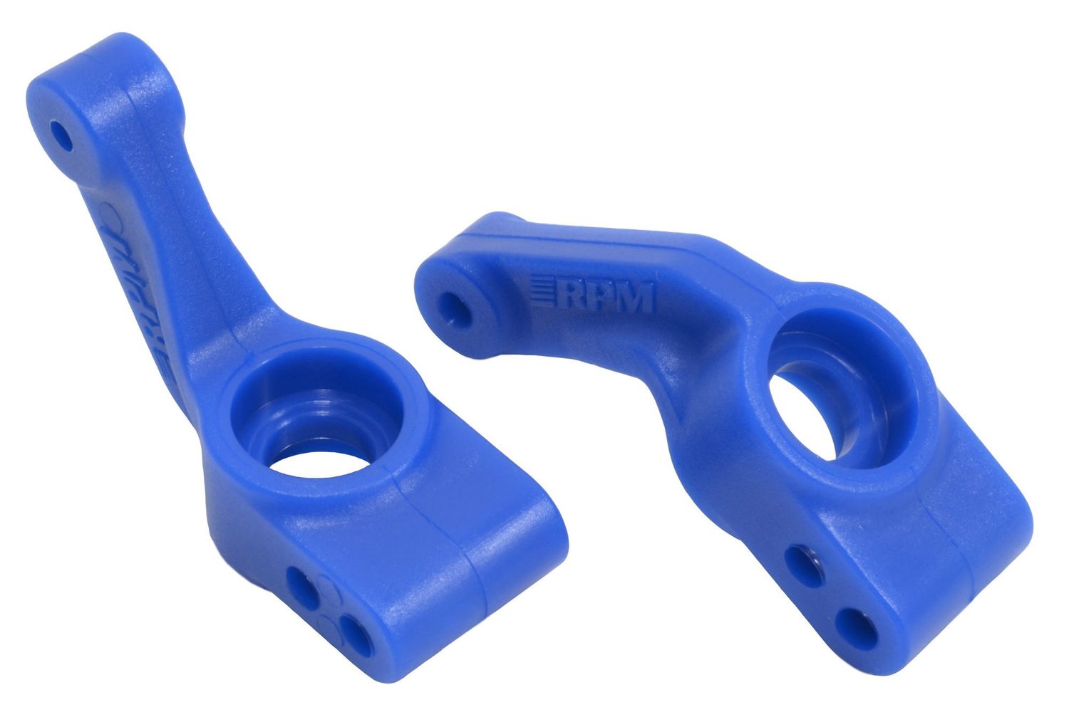 RPM80385 RPM Rear Bearing Carriers, for Traxxas Slash 2wd, E-Rustler, E-Stampede 2wd & Bandit, Blue