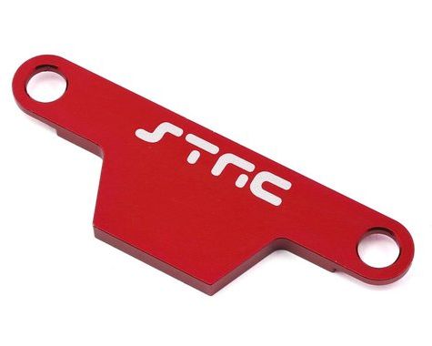 SPTST3727AR ST Racing Concepts CNC Machined Alum. Battery Hold-down Plate for Rustler/Bandit (Red)