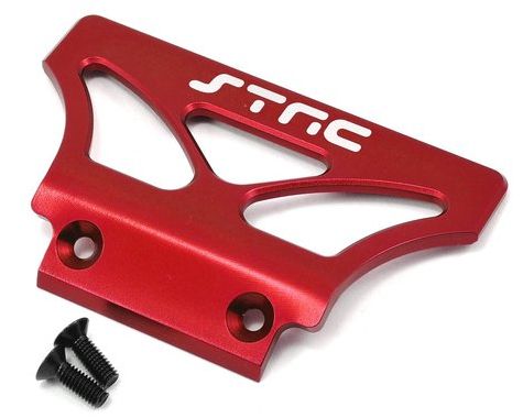 SPTST2735R ST Racing Concepts Stampede/Rustler/Bandit Alum. Oversized Front Bumper (Red)