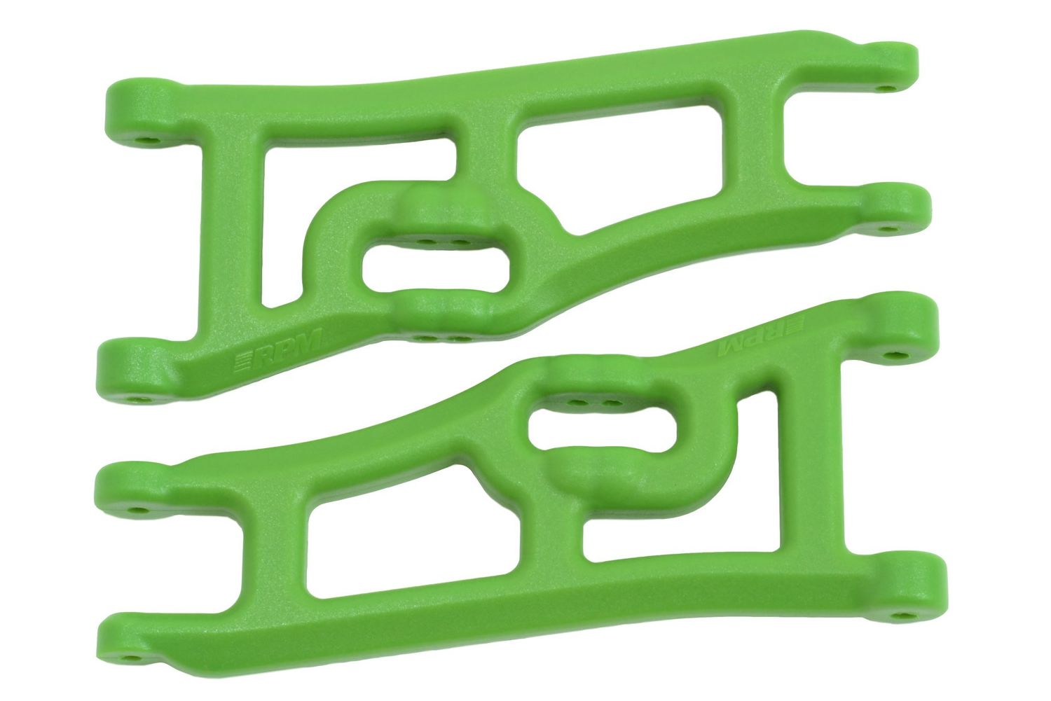 RPM70664 RPM Wide Front A-arms for the Traxxas e-Rustler & Stampede 2wd - Green