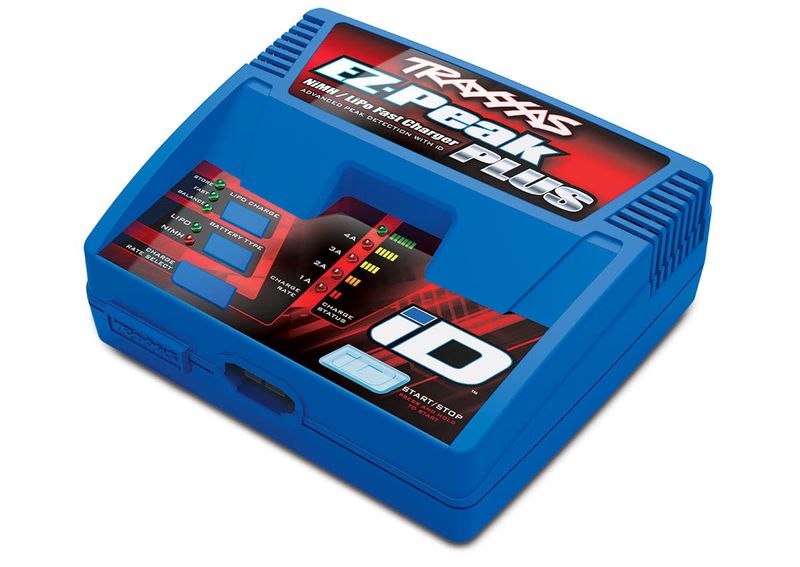 TRA2970 Traxxas Charger, EZ-Peak Plus, 4 amp, NiMH/LiPo with iD Auto Battery Identification