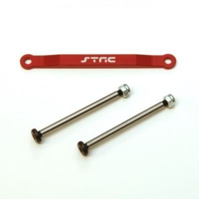 SPTST2532XR ST Racing Concepts CNC Aluminum Front Hingepin Brace Kit, w/Lock-nut Style Hingepins (Red)