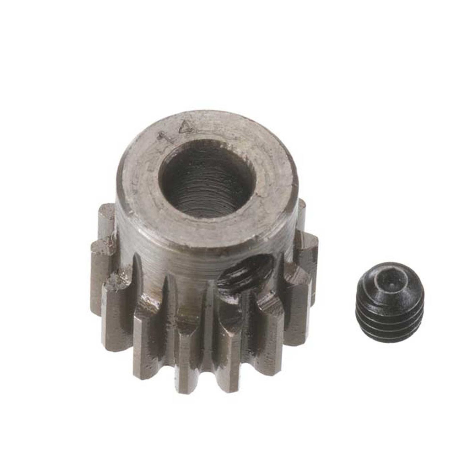 RRP8714 Robinson Racing Products Extra Hard Steel .8 Mod Pinion Gear w/5mm Bore (14T)