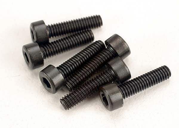 TRA3229 Traxxas Screws, 2.5x10mm cap-head machine (hex drive) (6)