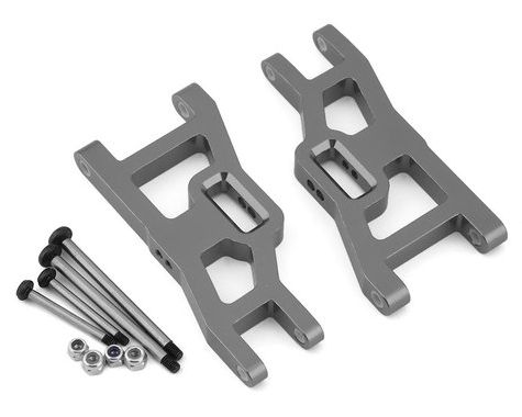 SPTST3631XGM ST Racing Concepts Green Heavy Duty Front Suspension Arms Kit w/ Lock-Nut Hinge-Pins, for Traxxas Rustler/Stampede (Gun Metal)