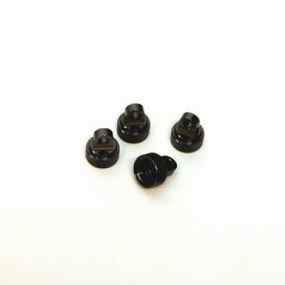SPTST3767GM ST Racing Concepts CNC Machined Aluminum Upper Shock Caps-Traxxas 4pc (Gun Metal)