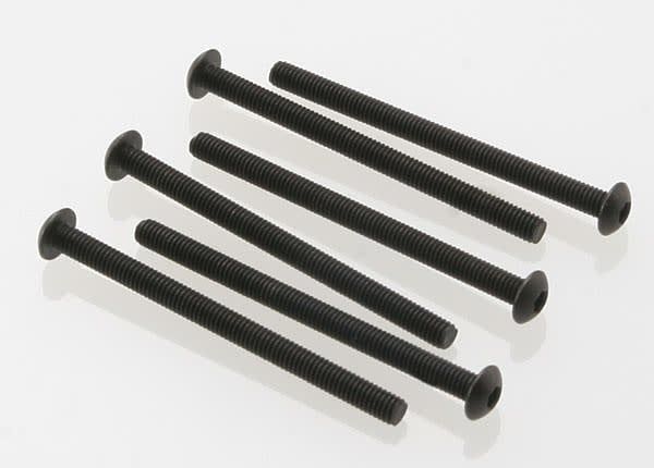 TRA2592 Traxxas Screws, 3x40mm button-head machine (hex drive) (6)