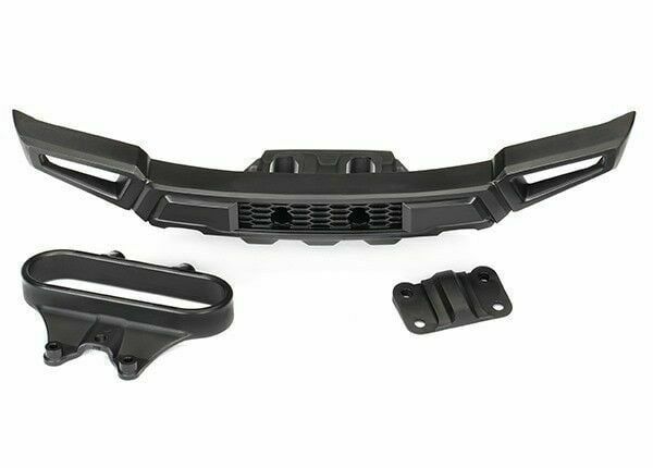 TRA5834 Traxxas Bumper, front/ bumper mount, front/ adapter (fits 2017 Ford Raptor)