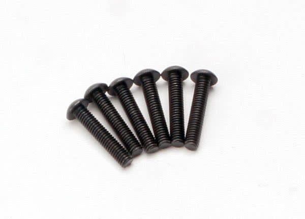 TRA2589 Traxxas Screws, 4x20mm button-head machine (hex drive) (6)
