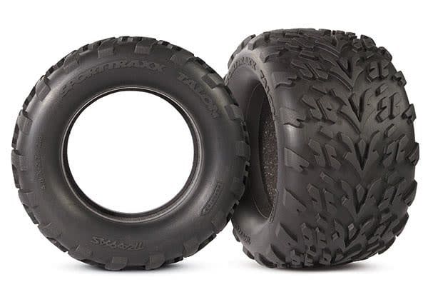 TRA3671 Traxxas Tires, Talon 2.8' (2)/ foam inserts (2)