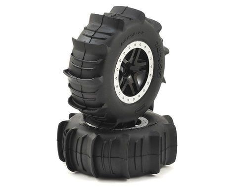 TRA5891 Traxxas Tires & wheels, assembled, glued (SCT Split-Spoke satin chrome, beadlock style wheels, paddle tires, foam inserts) (2) (4WD front/rear, 2WD rear only) (TSM rated) TRA5891 Traxxas Tires & wheels, assembled, glued (SCT Split-Spoke satin chrome, beadlock style wheels, paddle tires, foam inserts) (2) (4WD front/rear, 2WD rear only) (TSM rated)