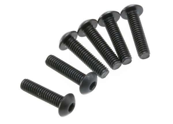 TRA3933 Traxxas Screws, 4x16mm button-head machine (hex drive) (6)