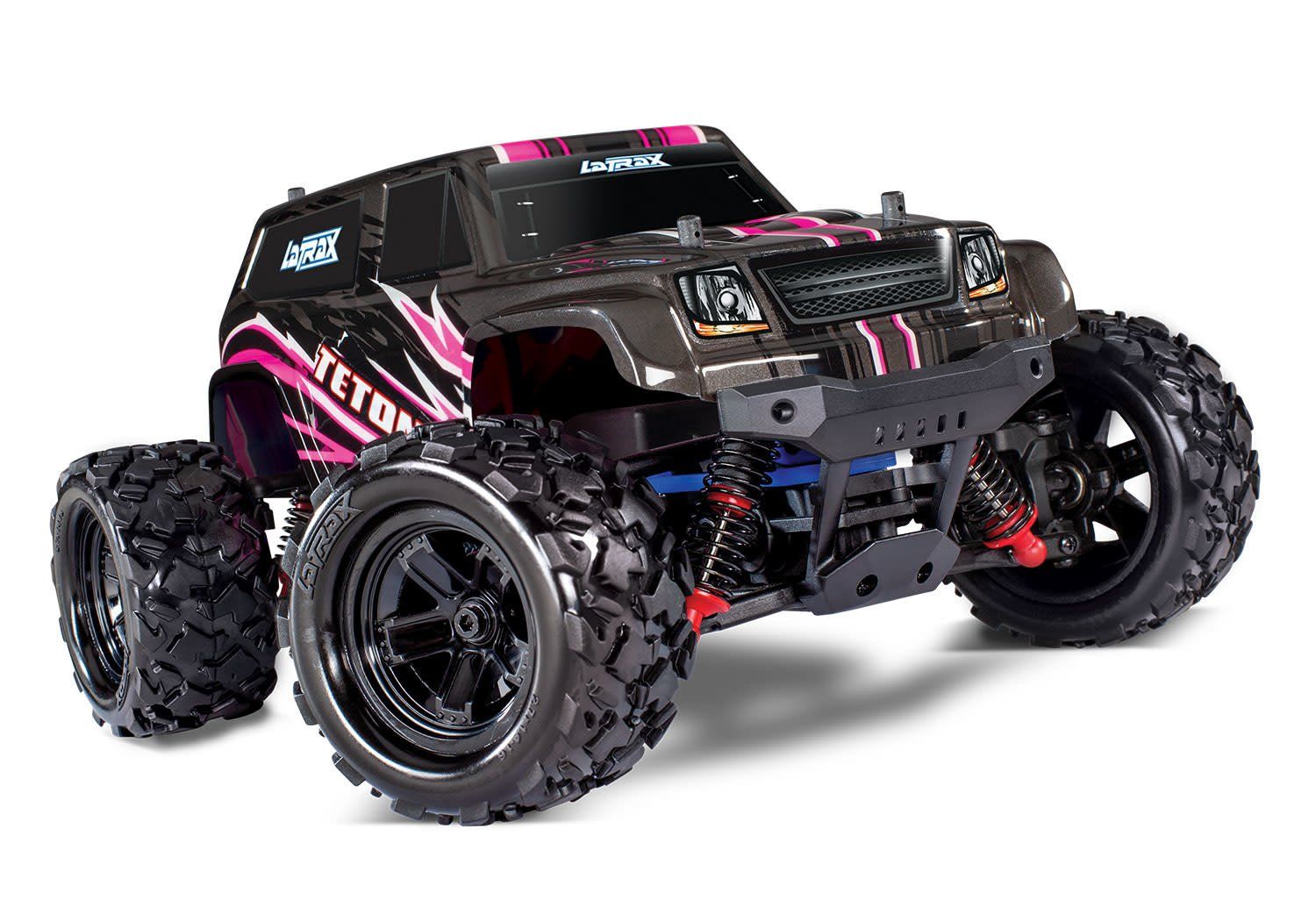 TRA76054-5 Traxxas LaTrax Teton: 1/18 Scale 4WD, Color: Pink