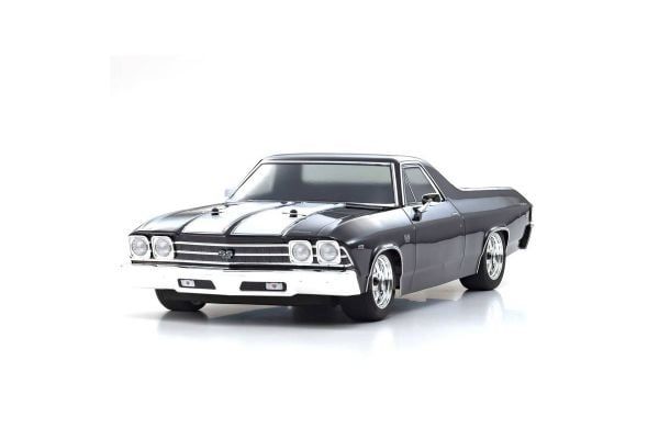 KYO34419 Kyosho  Fazer Mk2 FZ02 1969 Chevy El Camino SS 396, Type 2, 1/10 Electric 4WD, Color: Tuxedo Black