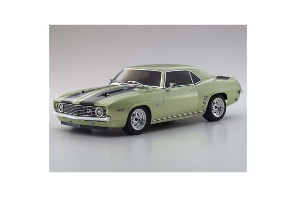 KYO34418 Kyosho Fazer Mk2 1969 Chevy Camaro Z28, 1/10 4WD, RTR, Color: Frost Green
