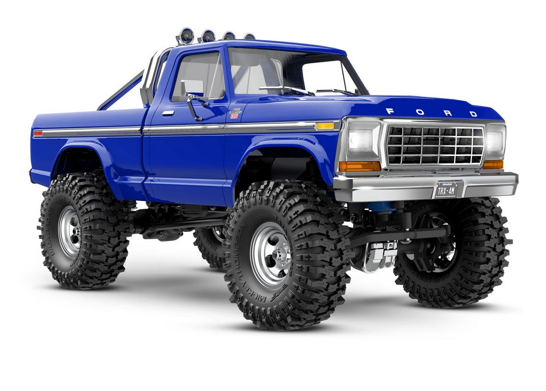 TRA97044-1 Traxxas 1/18 TRX-4M F-150 High Trail Edition Truck, Color: Blue