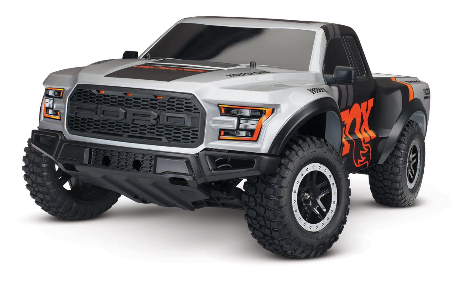 TRA58094-1 Traxxas Ford F-150 Raptor: 1/10-Scale Ford F-150 Raptor with TQ 2.4Ghz Radio System TRA58094-1 Traxxas Ford F-150 Raptor: 1/10-Scale Ford F-150 Raptor with TQ 2.4Ghz Radio System, Color: Fox