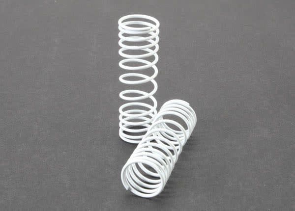 TRA5857 Traxxas Springs, front (white) (progressive rate) (2)
