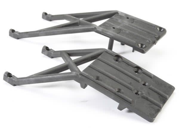 TRA5837 Traxxas Skidplates, front & rear (black)