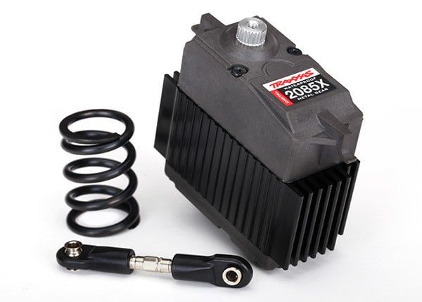 TRA2085X Traxxas Servo, digital high-torque, metal gear (ball bearing), waterproof/ servo saver spring/ steering link