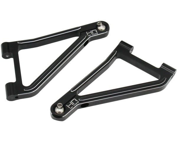 HRATUDR54M01 Hot Racing Black Alum. Front Upper Arms for Traxxas UDR