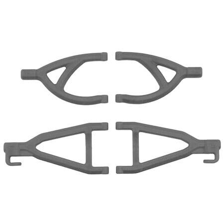 RPM80602 RPM Rear Upper/Lower A- Arms, for Traxxas 1/16 E-Revo, Black