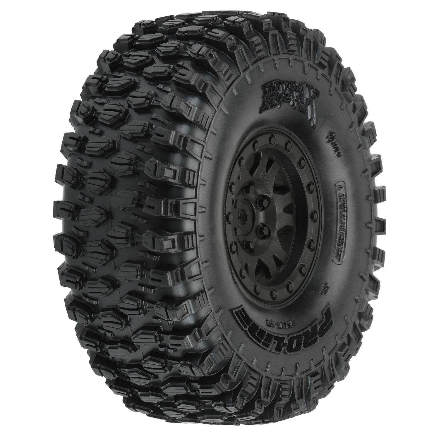 PRO1012810 Pro-Line Hyrax 1.9 G8 Mtd Impulse Black Whls (2)