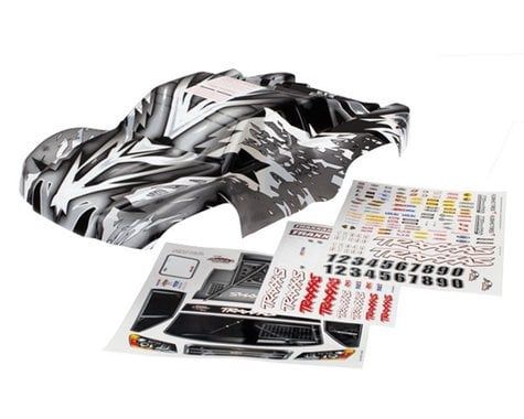 TRA5812 Traxxas Body, Slash 4X4, ProGraphix (Graphics are printed, requires paint & final color application)/ decal sheet
