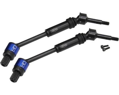 HRATUDR288RC Hot Racing Steel Front CV Splined Axles Drive Shaft, for Traxxas UDR