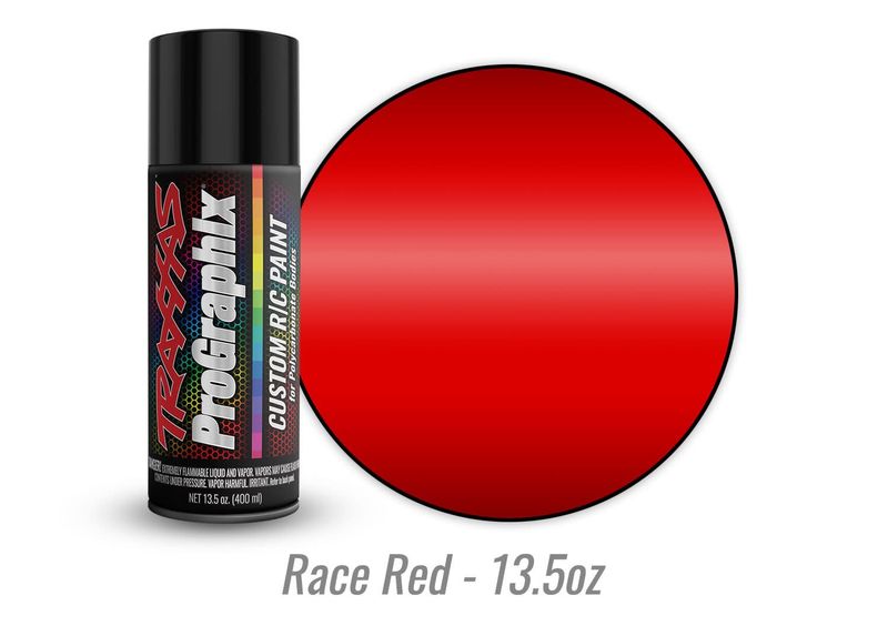 TRA5057X Traxxas Body paint, ProGraphix, Race Red (13.5oz)