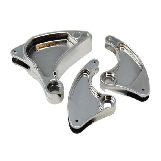 RER14528 Redcat Racing Front Lifting Bellcrank Set (Chrome) (1set)