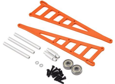 SPTST3678WO ST Racing Concepts CNC Machined Aluminum Wheelie bar kit for Slash 2WD/Rustler/Bandit (Orange) SPTST3678WO ST Racing Concepts CNC Machined Aluminum Wheelie bar kit for Slash 2WD/Rustler/Bandit (Orange)