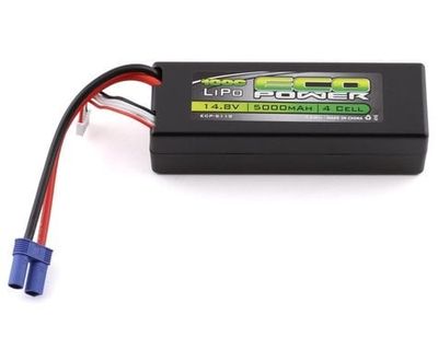 ECP-5119 EcoPower "Basher" 4S 100C Hard Case LiPo Battery w/EC5 (14.8V/5000mAh)