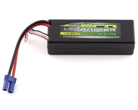 ECP-5119 EcoPower "Basher" 4S 100C Hard Case LiPo Battery w/EC5 (14.8V/5000mAh)