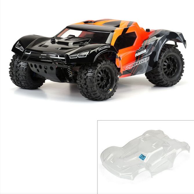 PRO349817 Pro-Line Pre-Cut Monster Fusion Clear Body: SLH 2WD
