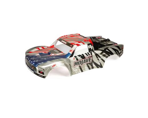 ARA411005 Arrma Mojave 6S BLX Finished Body (Sliver/Red)