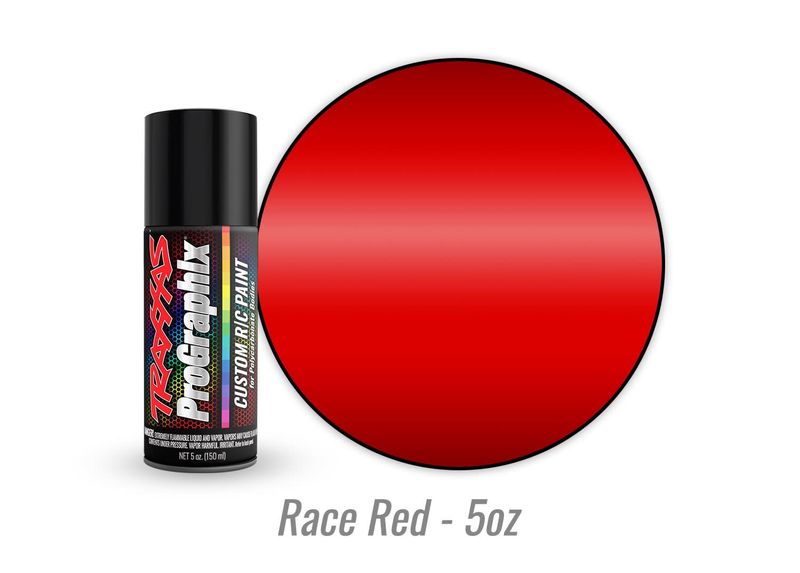 TRA5057 Traxxas Body paint, ProGraphix, Race Red (5oz)