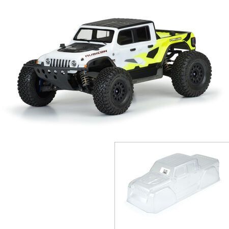 PRO354200 Pro-Line Jeep Gladiator Rubicon Clear Body SC and 1:8 MT