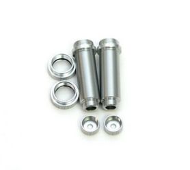 SPTST3766XS ST Racing Concepts Aluminum Threaded Rear Shock Body Set (Silver) (2) (Slash)