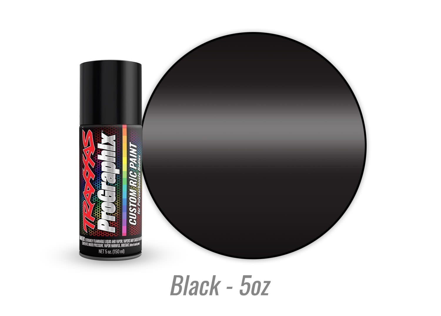 TRA5055 Traxxas Body paint, ProGraphix, black (5oz)