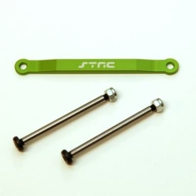 SPTST2532XG ST Racing Concepts CNC Aluminum Front Hingepin Brace Kit, w/Lock-nut Style Hingepins (Green)