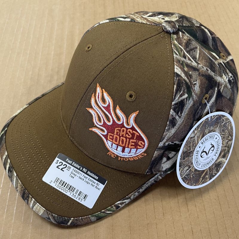 FAS0011 Fast Eddies RC Snap-back Logo Hat Camo