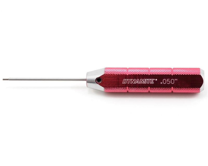 DYN2910 Dynamite Machined Hex Driver, Red: .050"