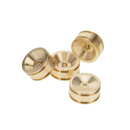 DTSCX24-10 Hobby Details Axial SCX24 40g Brass Wheel Counterweight 4pcs (Total 160g)