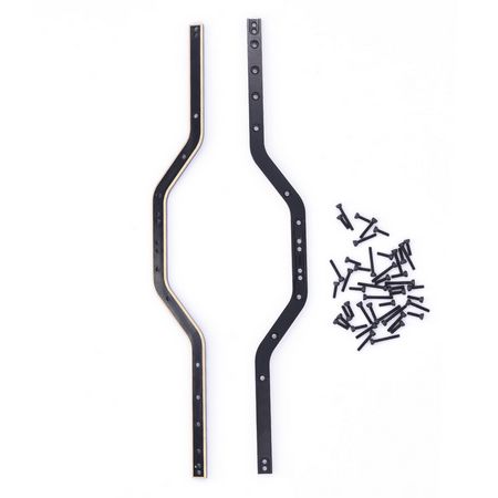 DTSCX24-69 Hobby Details Aluminum Alloy Frame Chassis or Axial SCX24 Jeep Wrangler Black Gold Color