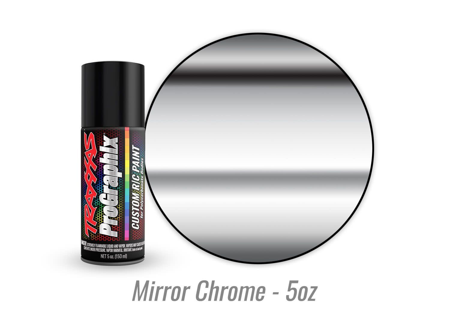 TRA5046 Traxxas Body paint, ProGraphix, chrome (5oz)